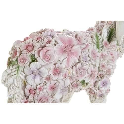 Ukrasna figura Home ESPRIT Bijela Pisana Ziedi 34 X 13,5 X 18,5 cm (2 kom.) Cijena