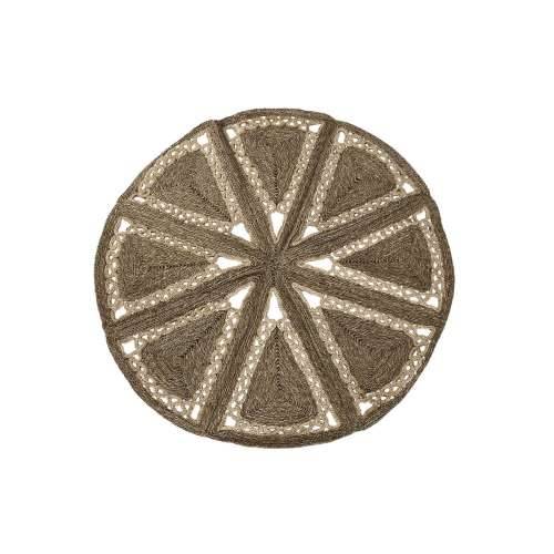 Tepih Home ESPRIT Prirodno Tropsko 178 X 178 X 1,8 cm Cijena