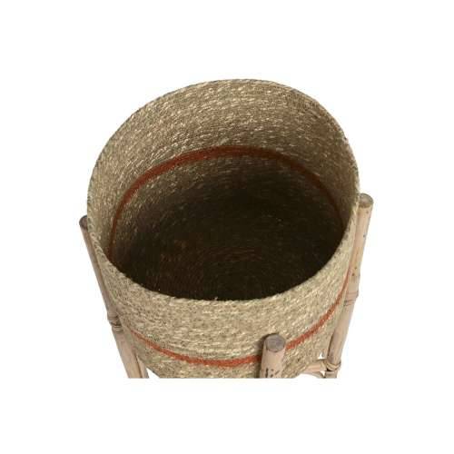 Set žardinjera Home ESPRIT Prirodno Juta Drvo Manga 26 X 26 X 67 cm (2 Dijelovi) Cijena