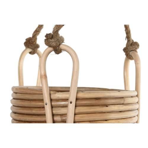 Set žardinjera Home ESPRIT Prirodno ispleten od pruća Uže 31 x 31 x 23 cm (3 Dijelovi) Cijena