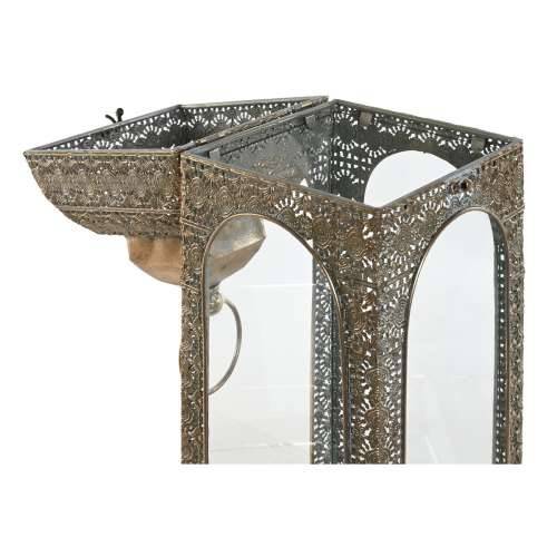 Laternas stends Home ESPRIT zlatan Metal Kristal Arap Decapé 20 X 20 X 56 cm (2 Dijelovi) Cijena