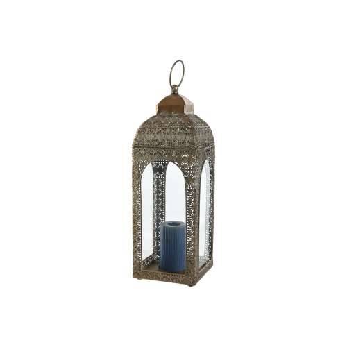 Laternas stends Home ESPRIT zlatan Metal Kristal Arap Decapé 20 X 20 X 56 cm (2 Dijelovi) Cijena