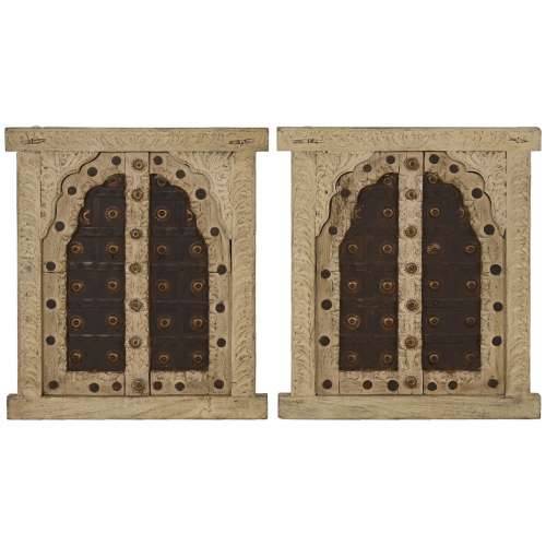 Zidni Ukras Home ESPRIT Bež Prirodno Prozor 45 X 5 X 51 cm Cijena