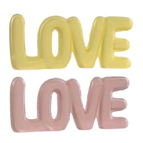 Ukrasna figura Home ESPRIT LOVE Rumena Roza Children’s 24 X 2,5 X 10 cm (2 kom.) Cijena