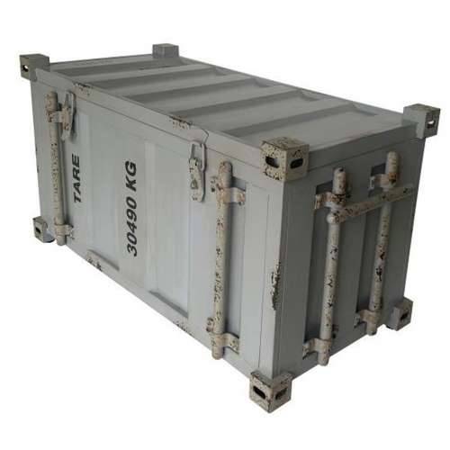 Škrinja Home ESPRIT Container Nebesko plava Metal Vintage 89 x 41,5 x 45,5 cm Cijena