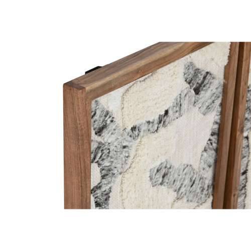 Slika Home ESPRIT Bijela Siva Apstraktno gradski 43 x 3 x 63 cm (2 kom.) Cijena