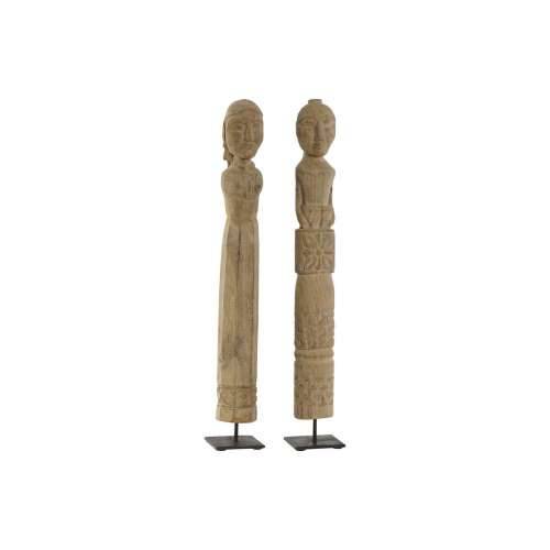 Ukrasna figura Home ESPRIT Prirodno 7,5 x 7,5 x 50 cm kip (2 Dijelovi) Cijena