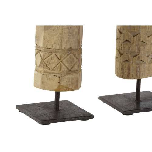 Ukrasna figura Home ESPRIT Prirodno 7,5 x 7,5 x 50 cm kip (2 Dijelovi) Cijena