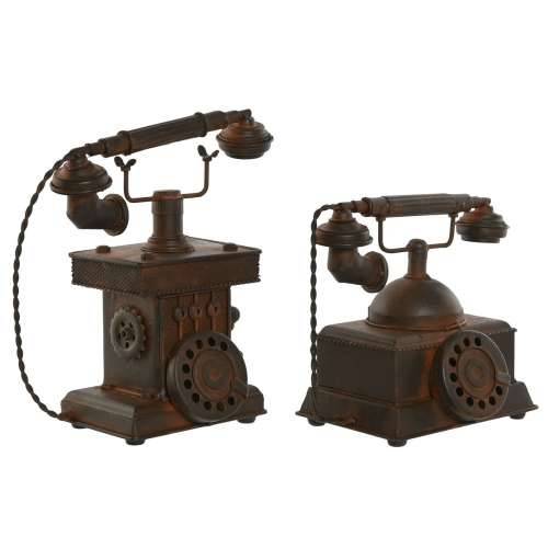 Ukrasna figura Home ESPRIT Bronza Vintage Telefon 21 x 12 x 18 cm (2 kom.) Cijena