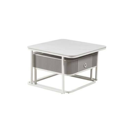 Stolić za dnevni boravak Home ESPRIT Bijela 70 x 70 x 45 cm Cijena