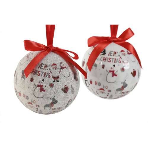 Globuri de Crăciun Home ESPRIT Bijela Crvena PVC (7 kom.) Cijena