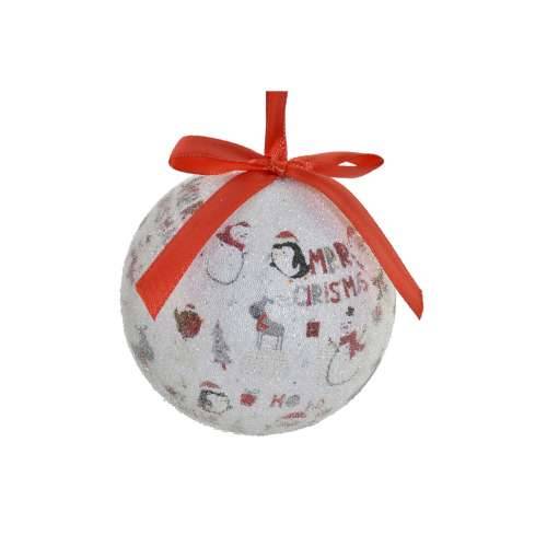 Globuri de Crăciun Home ESPRIT Bijela Crvena PVC (7 kom.) Cijena