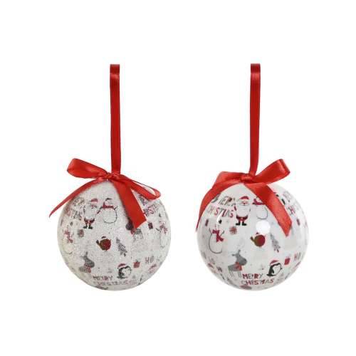 Globuri de Crăciun Home ESPRIT Bijela Crvena PVC (7 kom.) Cijena