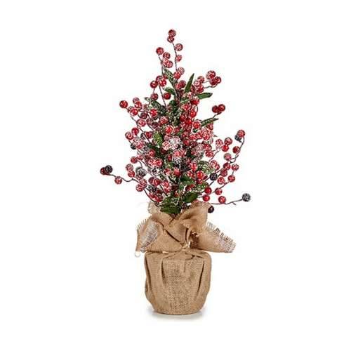 Pom de Crăciun snježno Bobice Smeđa Crvena Plastika 24 x 51 x 24 cm Cijena