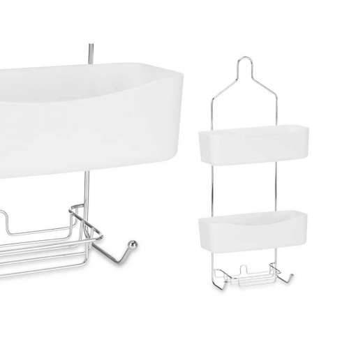 Kupaonska Polica Berilo W7072 - 382 Bijela Metal Plastika 28 x 60 x 14 cm (6 kom.) Cijena