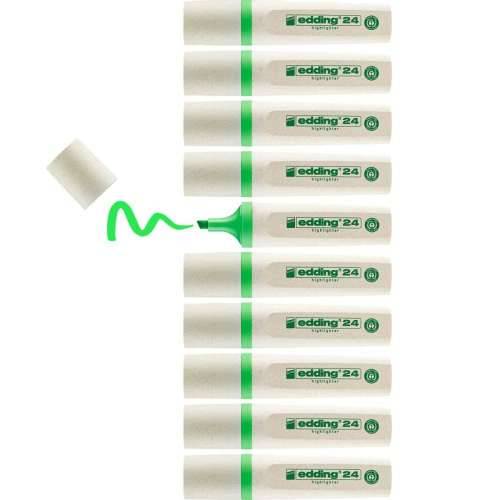 Fluorescentni Marker Edding EcoLine 24 Svetlozelený (10 kom.) Cijena