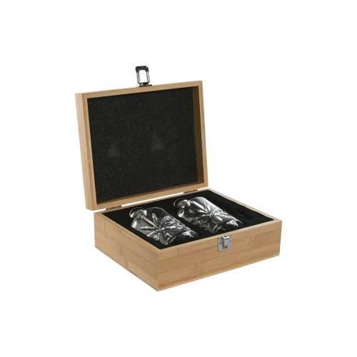 Set za viski Home ESPRIT Prirodno Bambus Kristal Cijena