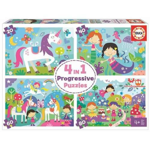 Set 4 Puzzle Educa 18905 Fantazija Cijena