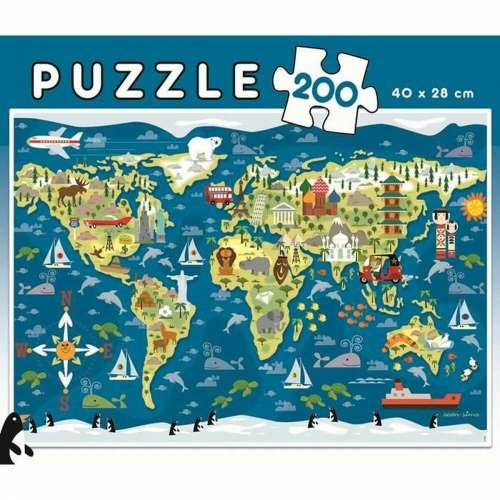 Dječje Puzzle Educa Mapamundi (200 pcs) Cijena