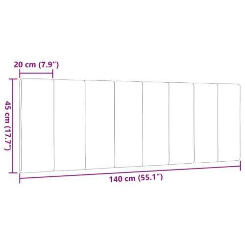 Jastuk za uzglavlje tamnosmeđi 140 cm od tkanine - Tamno smeđa 140 cm 1 Cijena