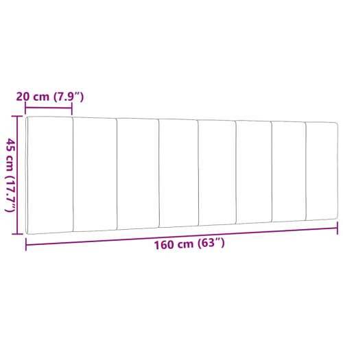 Jastuk za uzglavlje svjetlosivi 160 cm od tkanine - Svjetlosiva 160 cm 1 Cijena