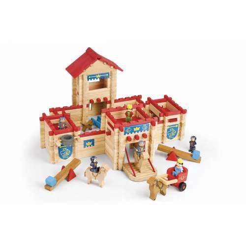 Figure djelovanja Jeujura The Wooden Castle Fort  300 Dijelovi Playset Cijena