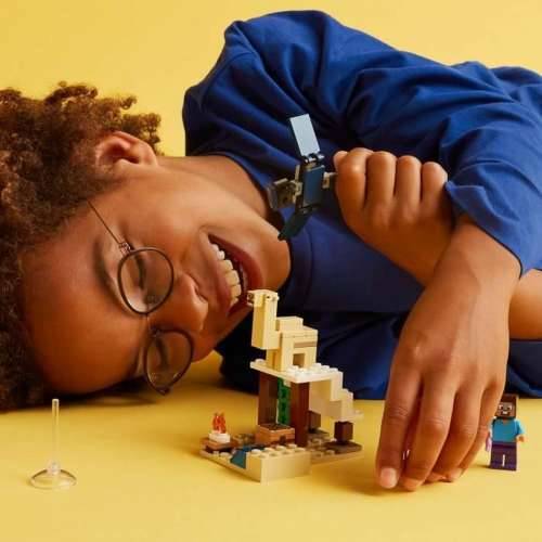 Igra Gradnje Lego 21251 Minecraft : Steve´s Desert Expedition Pisana Cijena