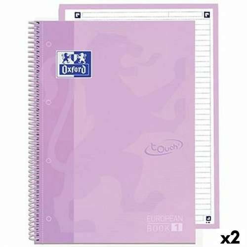 bilježnica Oxford EUROPEANBOOK 1 Lavanda Krem kolač A4+ 80 Listovi 5 Dijelovi (2 kom.) Cijena