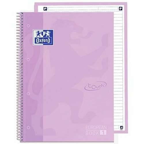 bilježnica Oxford EUROPEANBOOK 1 Lavanda Krem kolač A4+ 80 Listovi 5 Dijelovi (2 kom.) Cijena