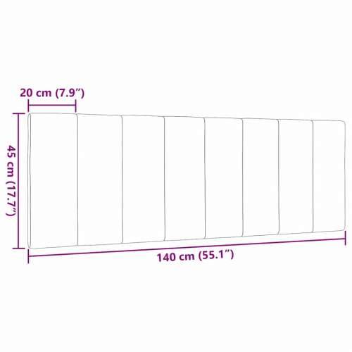 Jastuk za uzglavlje plavi 140 cm od tkanine - Plava 140 cm 1 Cijena
