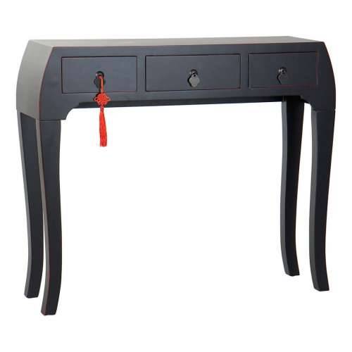 Ormarić s 3 ladice DKD Home Decor Crna 96 x 26 x 80 cm Cijena