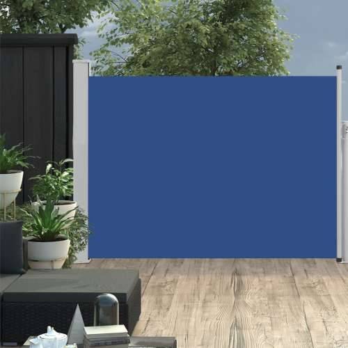 Uvlačiva bočna tenda za terasu 120 x 500 cm plava - Plava 120 x 500 cm 1 Cijena