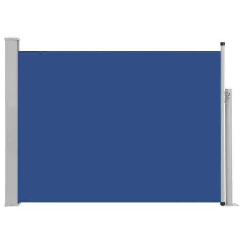 Uvlačiva bočna tenda za terasu 120 x 500 cm plava - Plava 120 x 500 cm 1 Cijena