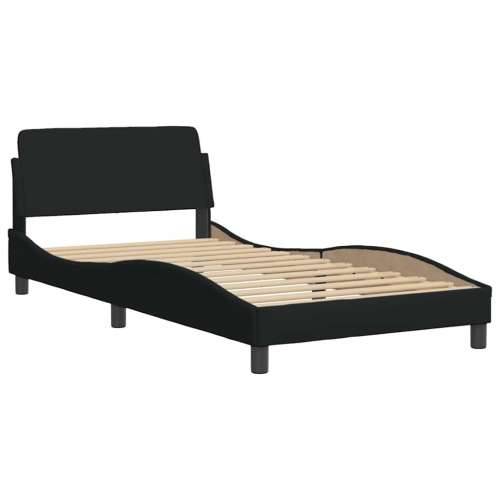 Okvir za krevet bez madraca crni 100x200 cm od tkanine - Crna 100 x 200 cm Cijena