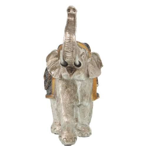 Ukrasna figura Alexandra House Living Srebrna Plastika Slon 12 x 24 x 23 cm Cijena