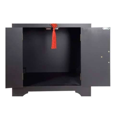 Noćni ormarić DKD Home Decor Jela Crvena Crna Drvo MDF 45 x 34 x 66 cm Cijena