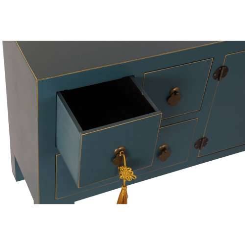 Namještaj za TV kabinet DKD Home Decor Jela Tamno plava Drvo MDF 130 x 24 x 51 cm Cijena
