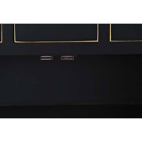 Ormarić s ladicama DKD Home Decor Crna zlatan Jela Drvo MDF Orijentalno 63 x 28 x 101 cm Cijena
