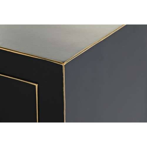 Ormarić s ladicama DKD Home Decor Crna zlatan Jela Drvo MDF Orijentalno 63 x 28 x 101 cm Cijena