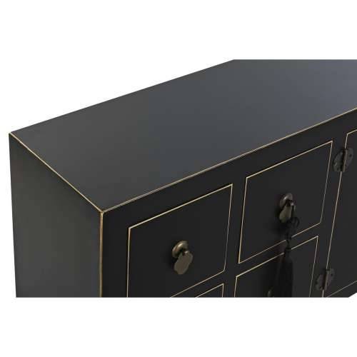 Namještaj za TV kabinet DKD Home Decor Crna Orijentalno Bijela zlatan Bijela/Crna Metal Jela Drvo MDF 130 x 26 x 51 cm Cijena