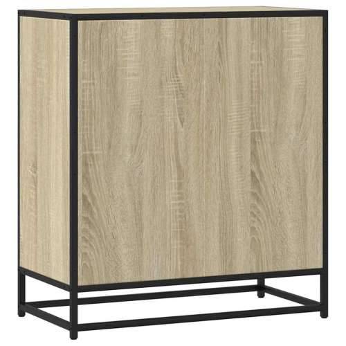 Komoda boja hrasta 68x35x76 cm konstruirano drvo i metal - sonoma hrast 1 Cijena