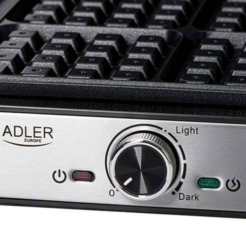 Uređaj za Pripremu Vafla Adler AD 3083 Crna Srebrna 1800 W Cijena