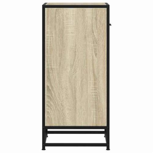 Komoda boja hrasta 35,5 x 35 x 76 cm konstruirano drvo i metal - sonoma hrast 1 Cijena