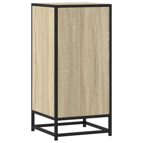 Komoda boja hrasta 35,5 x 35 x 76 cm konstruirano drvo i metal - sonoma hrast 1 Cijena