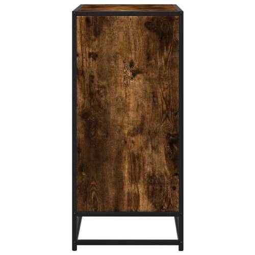 Komoda boja hrasta 68x35x76 cm konstruirano drvo i metal - Dimljeni hrast 1 Cijena