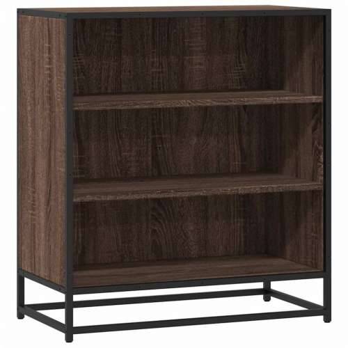 Komoda boja hrasta 68x35x76 cm konstruirano drvo i metal - Smeđi hrast 1 Cijena