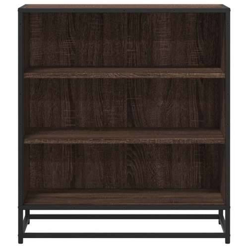 Komoda boja hrasta 68x35x76 cm konstruirano drvo i metal - Smeđi hrast 1 Cijena