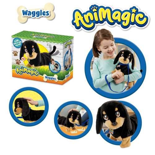 Plišane igračke Animagic Waggles on the go sa zvukom Smeđa Cijena