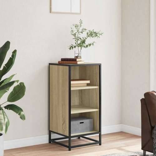 Komoda boja hrasta 35,5 x 35 x 76 cm konstruirano drvo i metal - sonoma hrast 1 Cijena