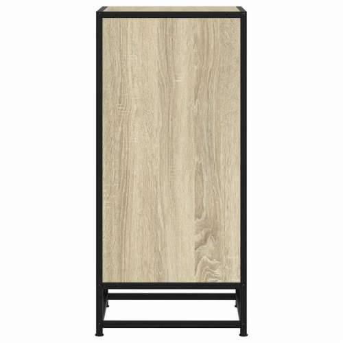 Komoda boja hrasta 35,5 x 35 x 76 cm konstruirano drvo i metal - sonoma hrast 1 Cijena